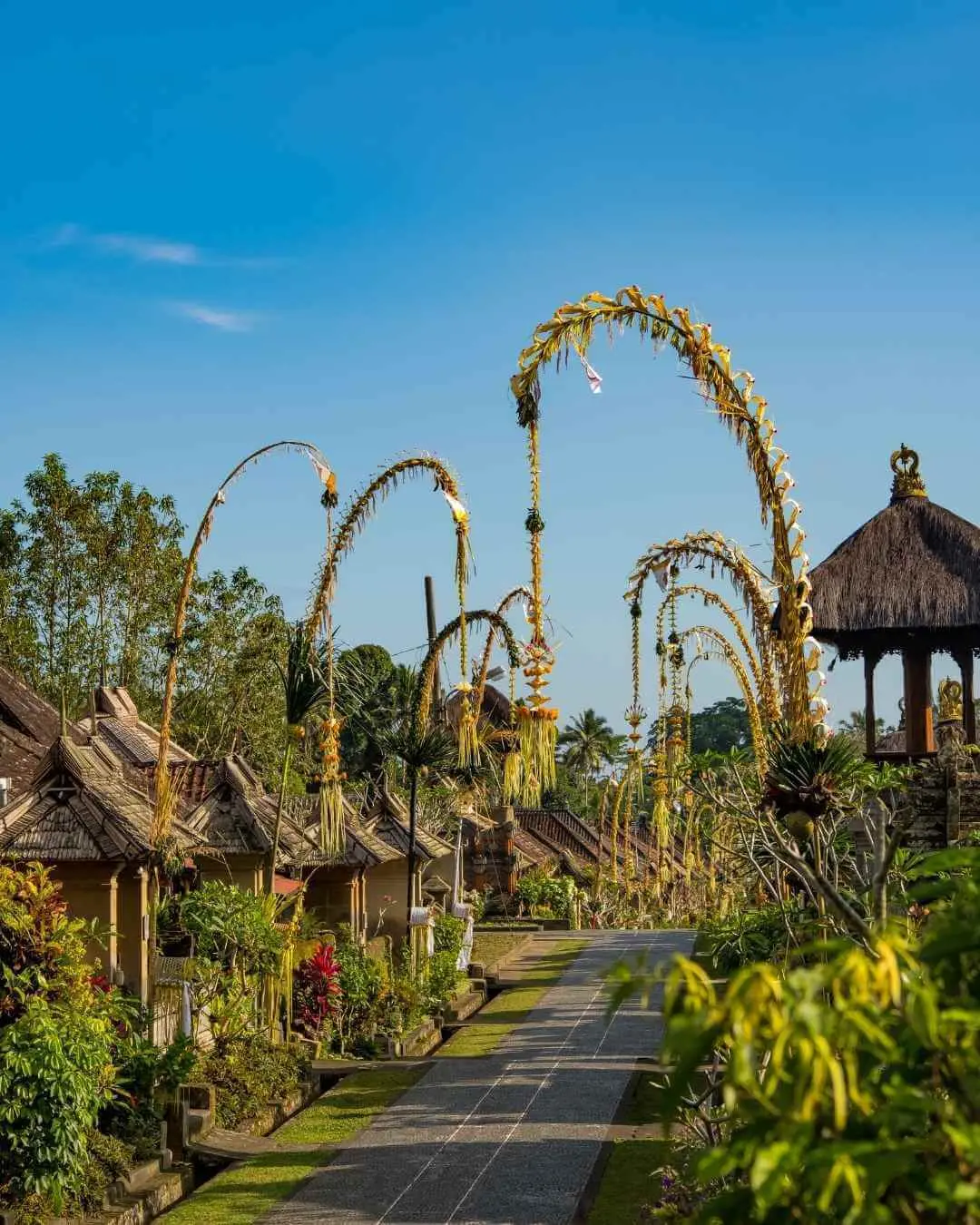 Nyepi in Bali empty streets during Day of Silence