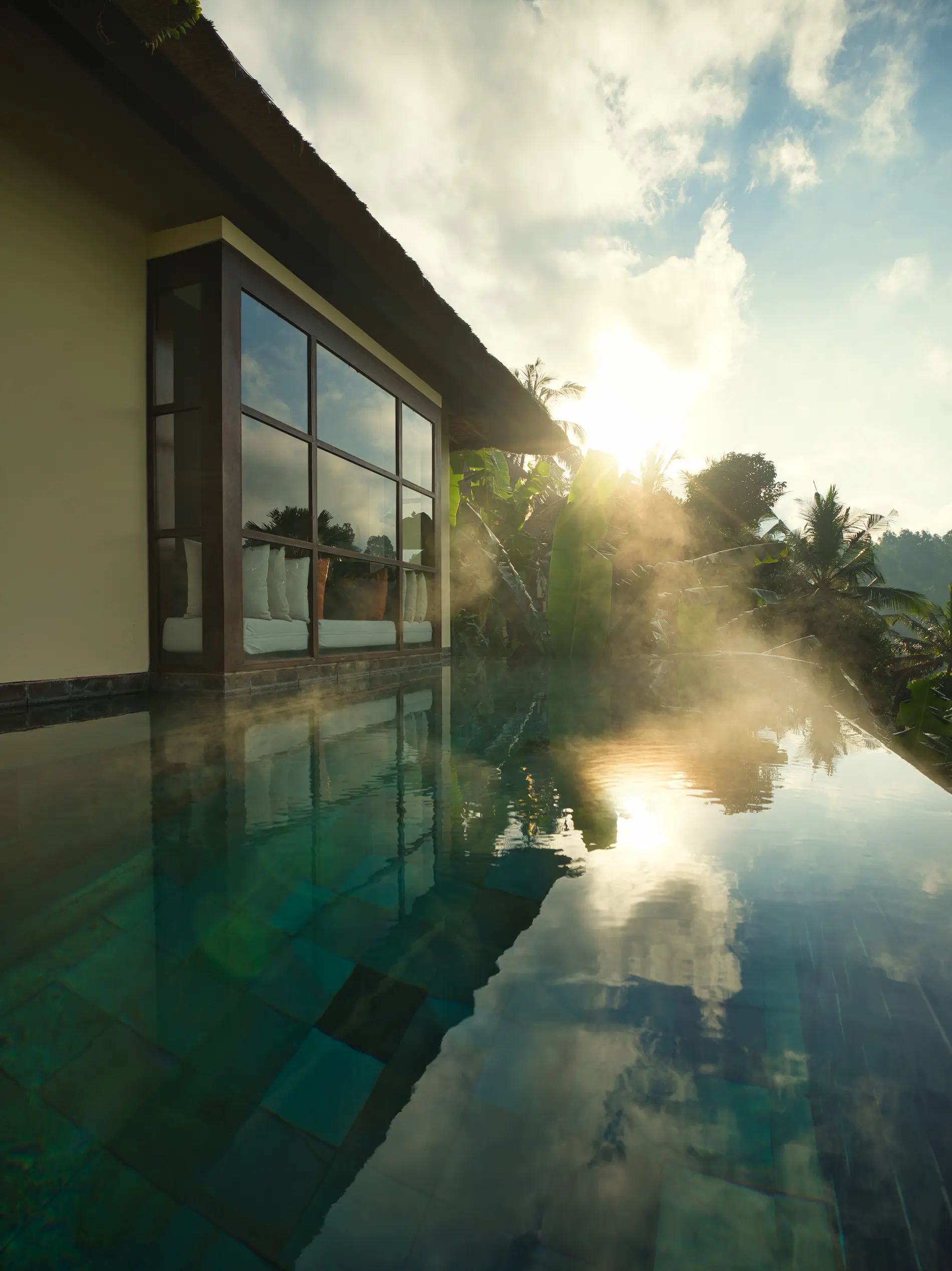 Festive season in Bali guided by nature at a jungle resort