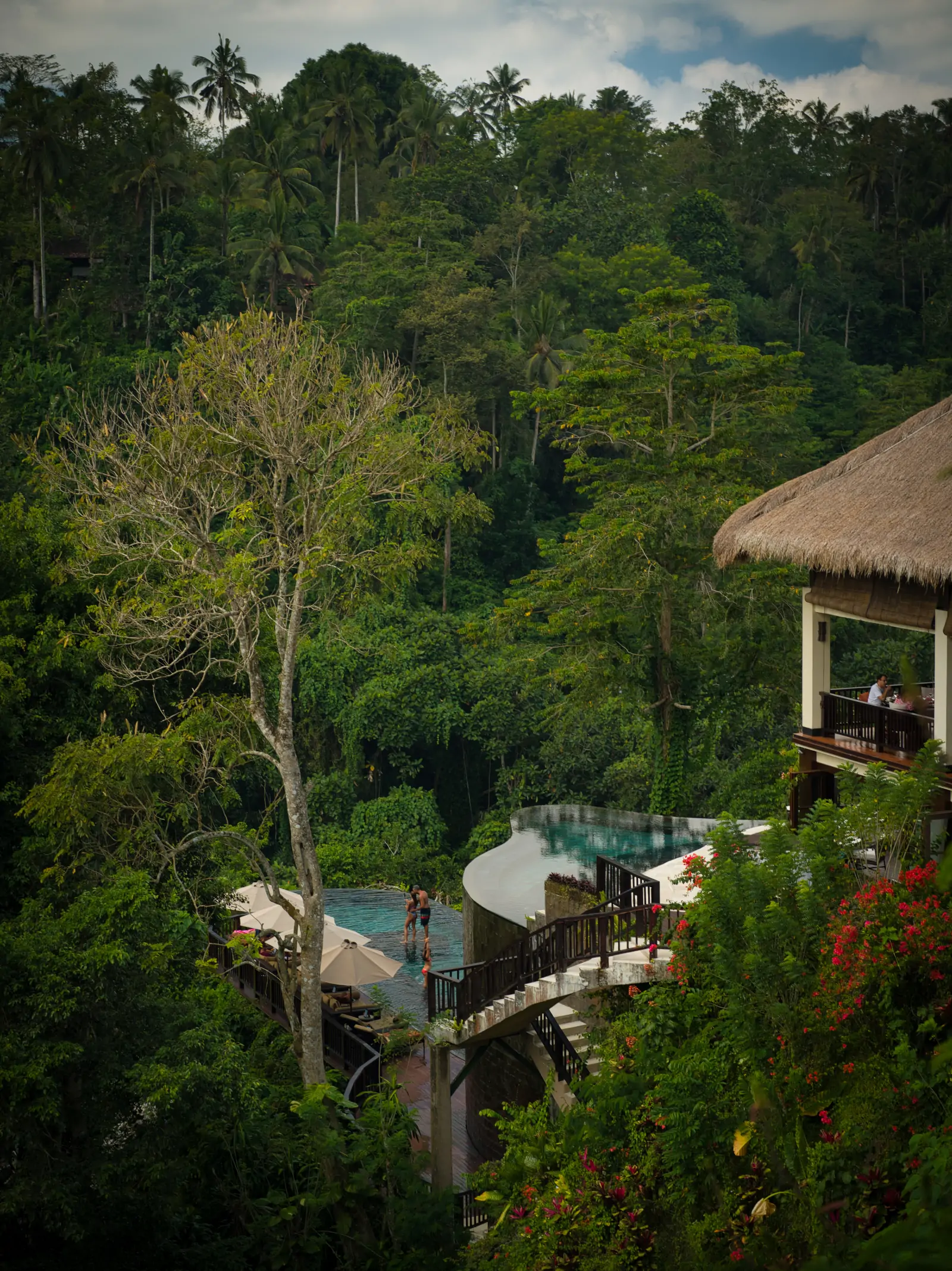 Private infinity pool experience at Hanging Gardens of Bali in March