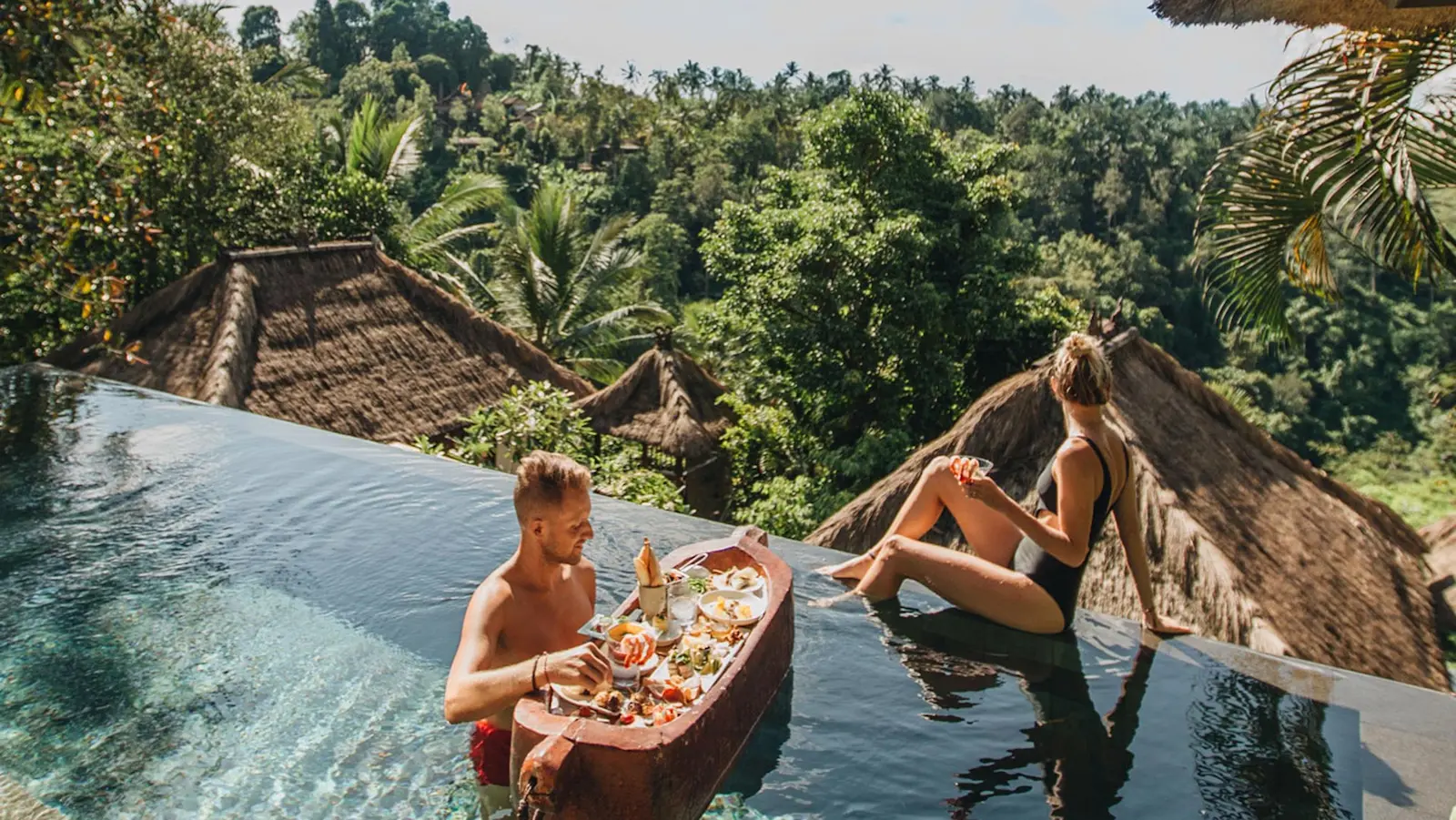 2) Luxury Floating Breakfast in Ubud