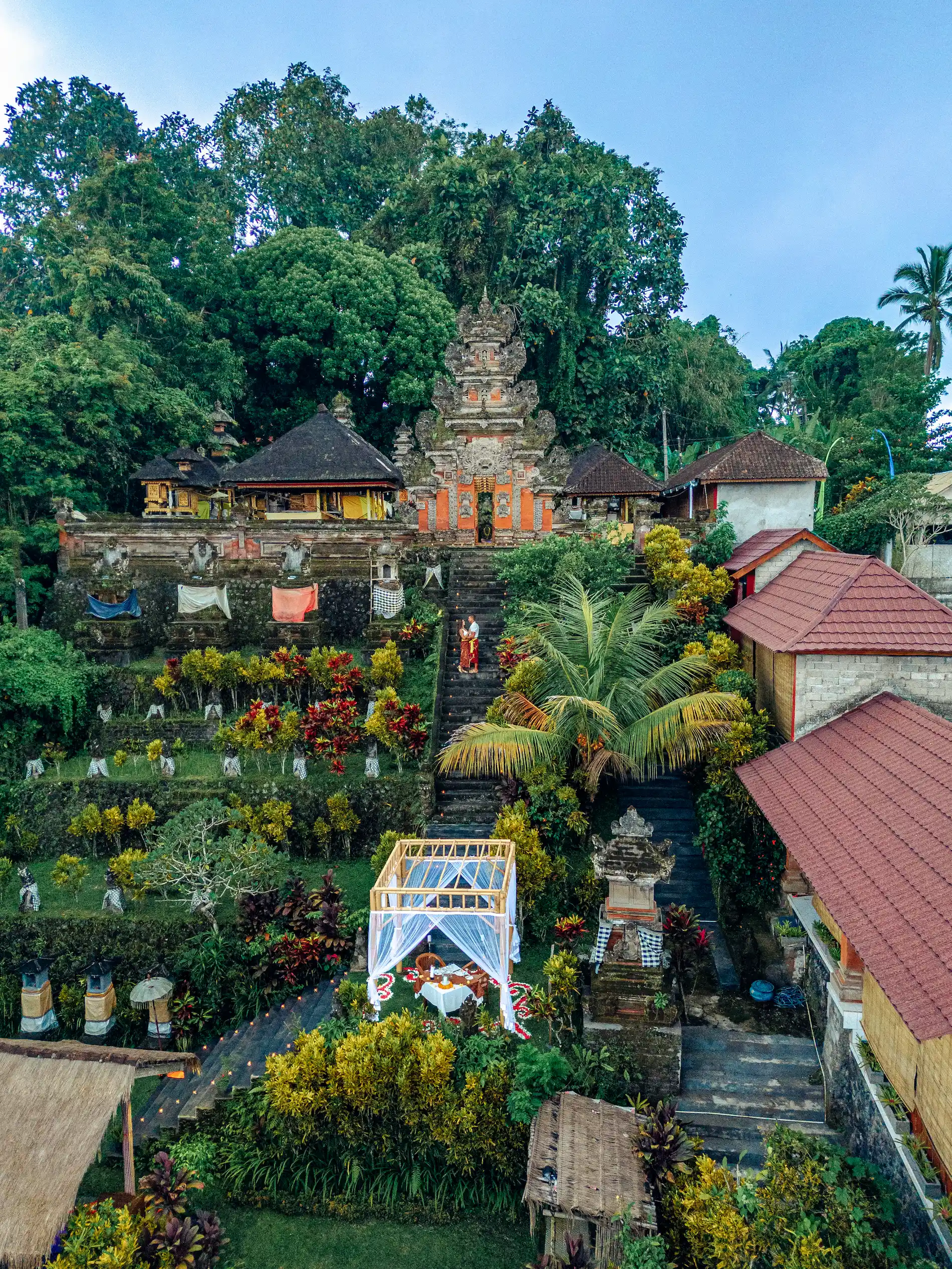 10) Private Romantic Dinner in a Balinese Temple