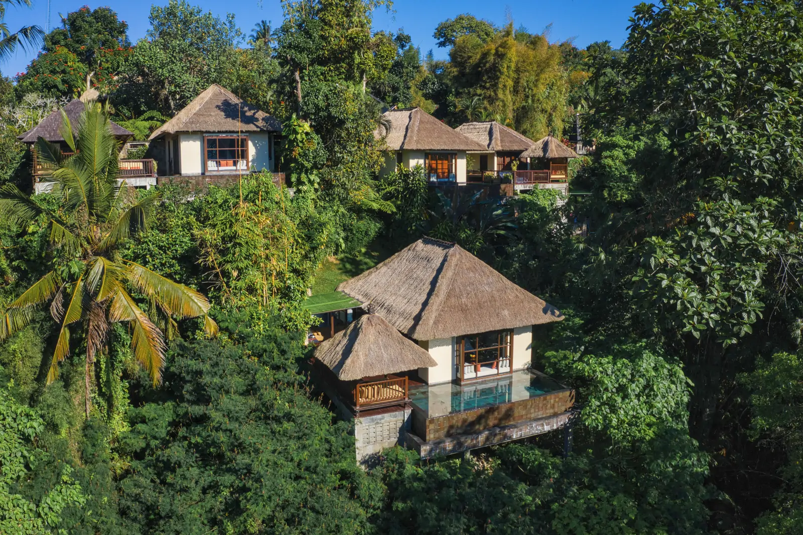 Secluded private pool villa at Hanging Gardens of Bali for couples in March
