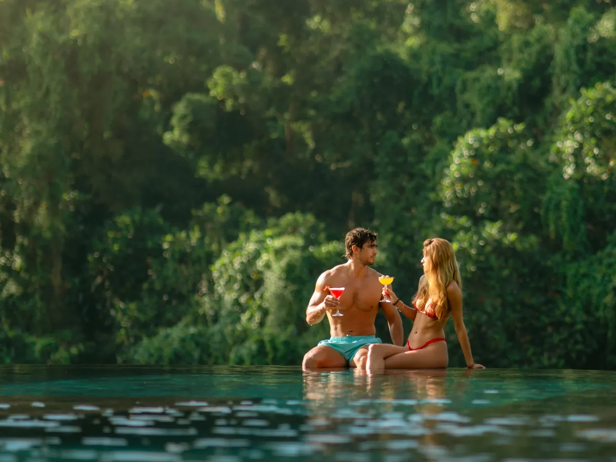 Hanging Gardens of Bali luxury jungle resort in the Ayung River Valley, Ubud
