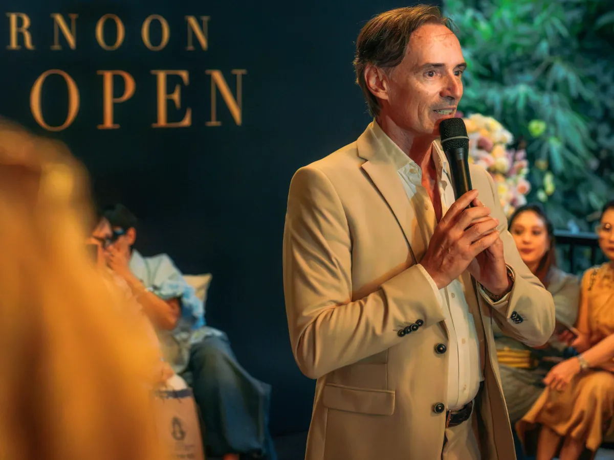 Olivier Sanchez General Manager of Hanging Gardens of Bali at the Hidden Palace relaunch