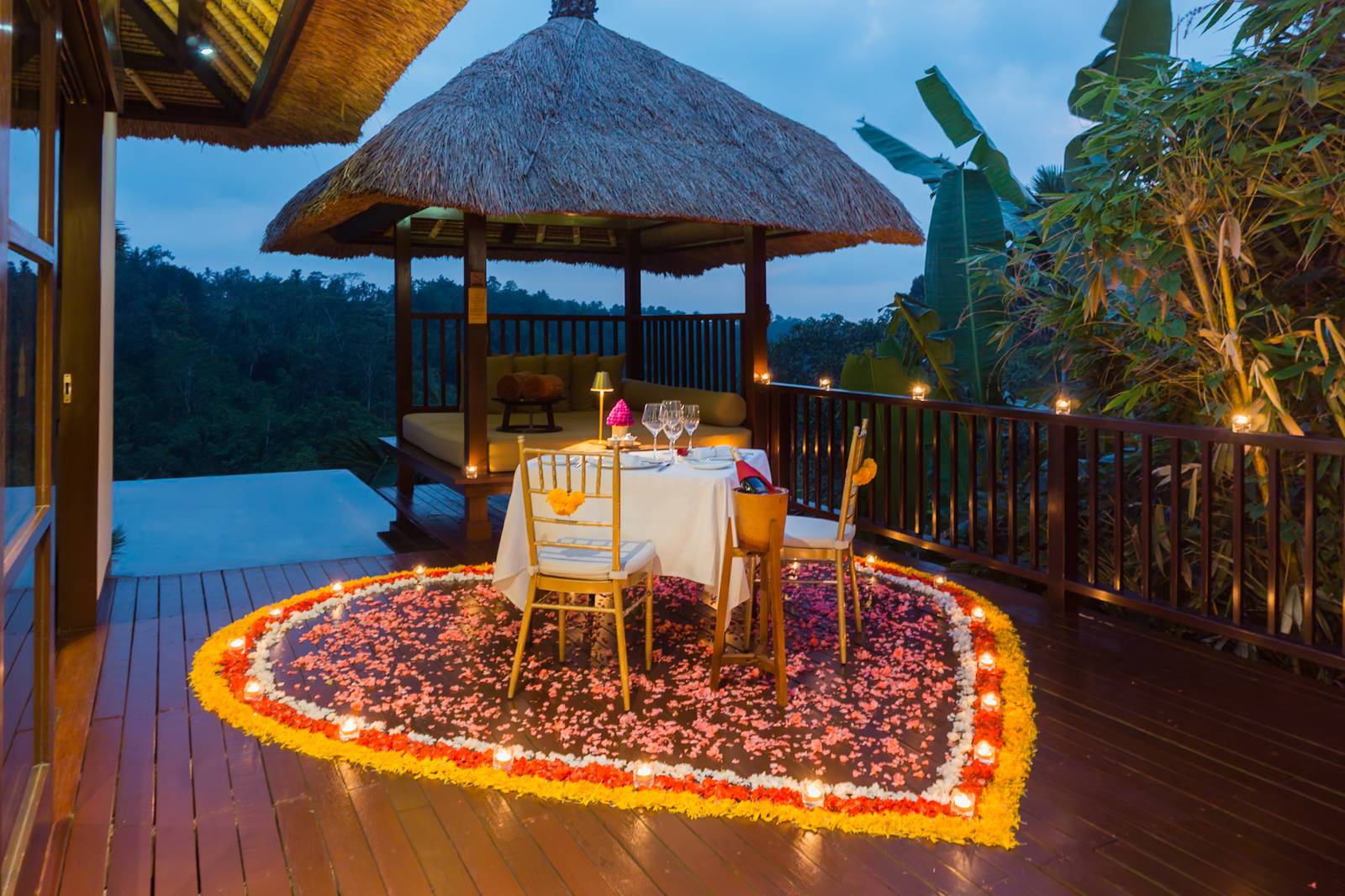 A Night to Remember: Romantic In-Villa Dining